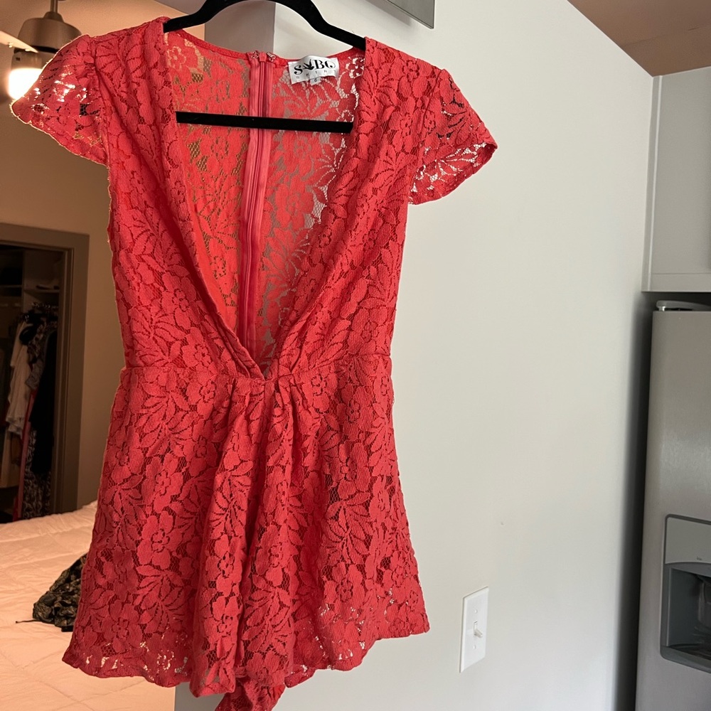 Sabo skirt plunge play suit